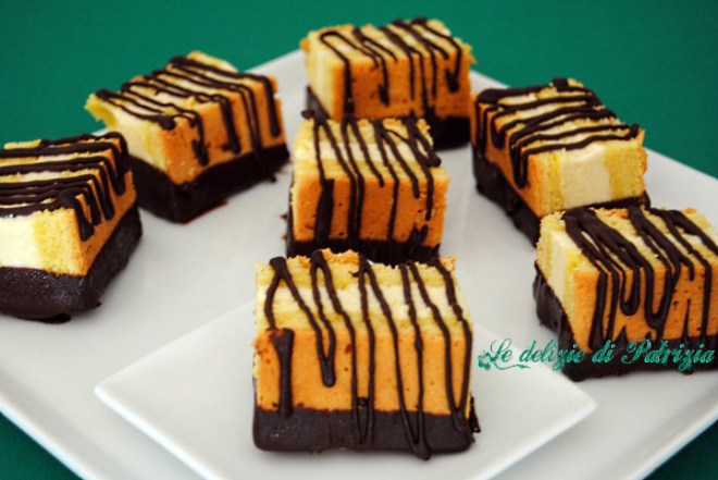 Trancini con chantilly all'arancia