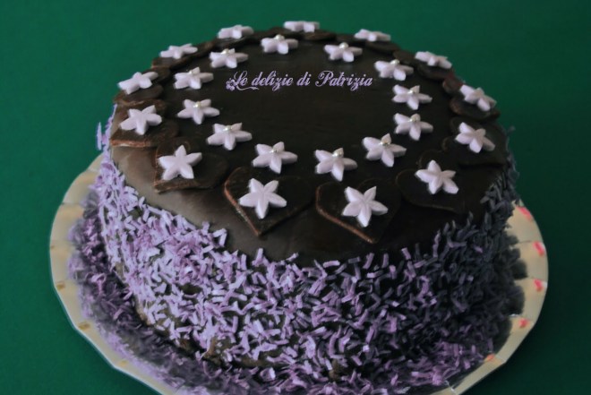 Chiffon con crema al marsala e pasta di zucchero al cacao copia