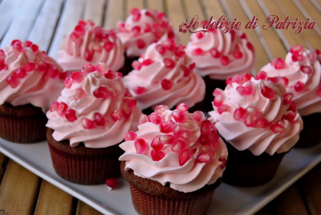 Cupcakes alla melagrana