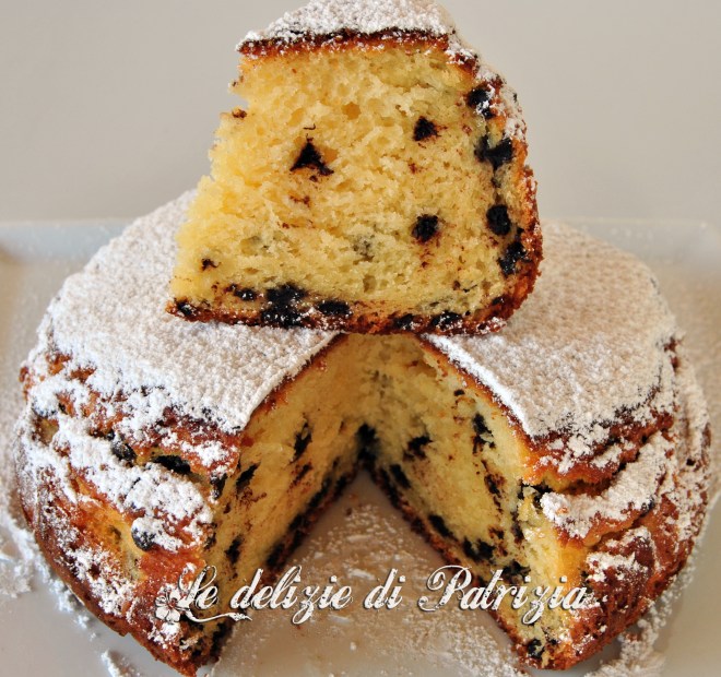 Tortna ricotta e gocce di cioccolato