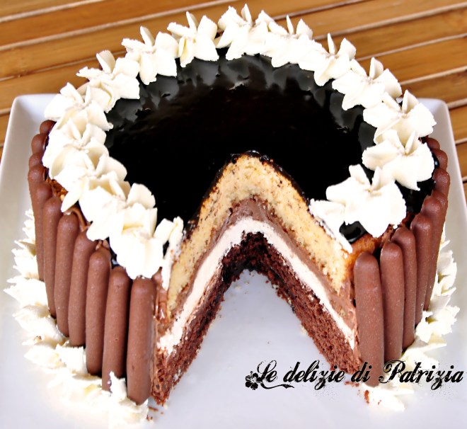 Tortina vaniglia e cacao