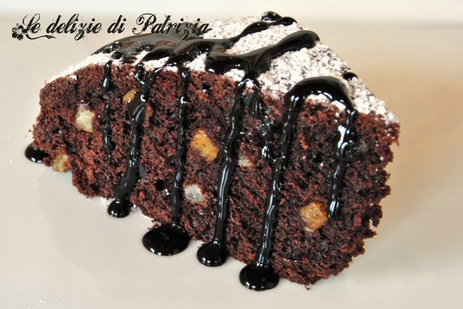 Torta cacao e canditi senza lattosio