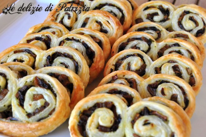 Ventaglietti ai funghi champignon