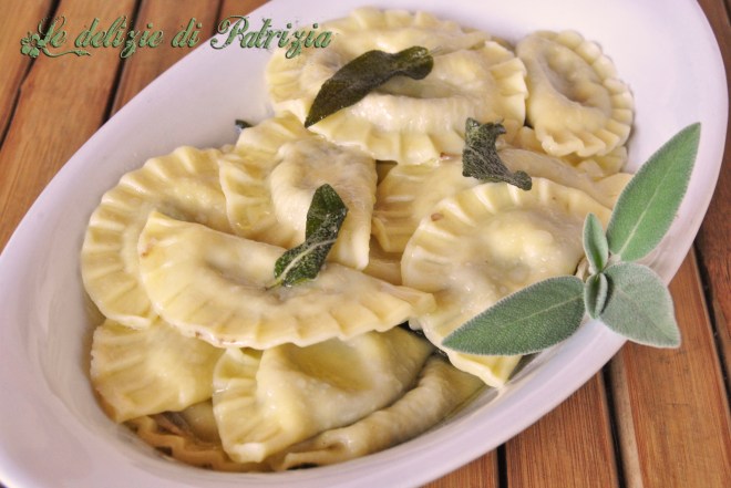 Ravioli ai funghi porcini e mozzarella di bufala