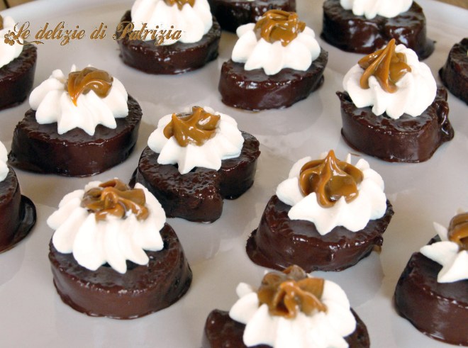 Girelle mignon al Dulce de Leche cioccolato e panna