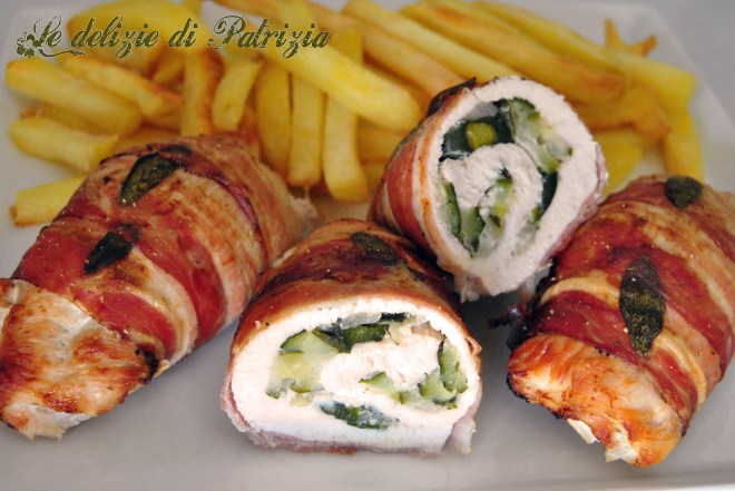 Involtini di tacchino con zucchine