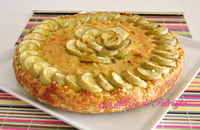Torta di ricotta e zucchine