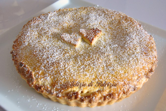 Crostata con crema pasticcera al caffè