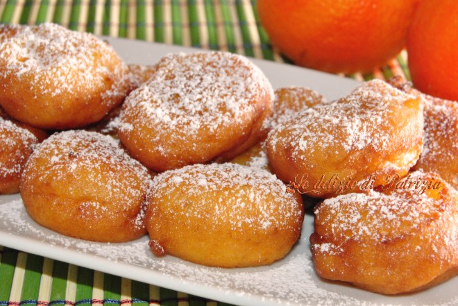 Frittelle di patate all'arancia