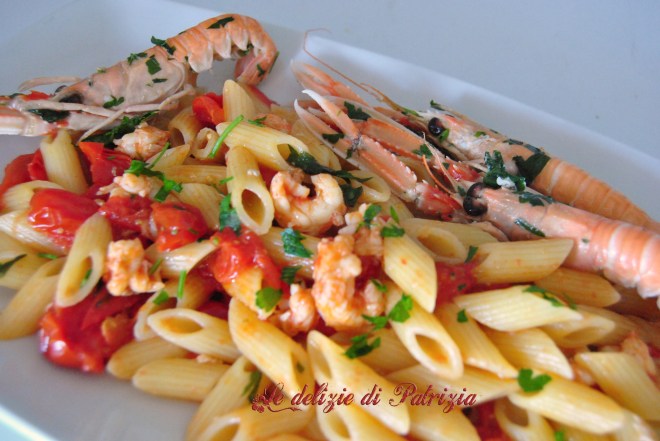 Penne agli scampi