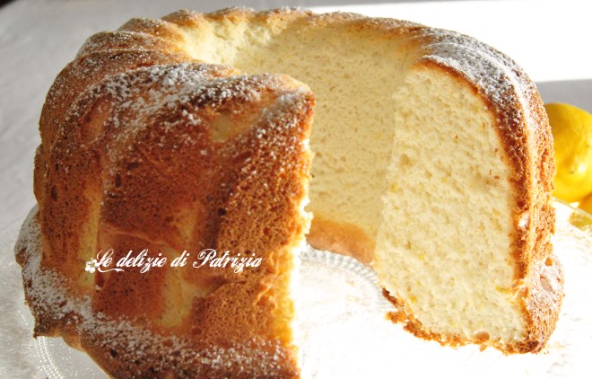 Angel cake al profumo di limone