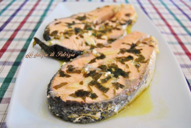 Salmone al moscato
