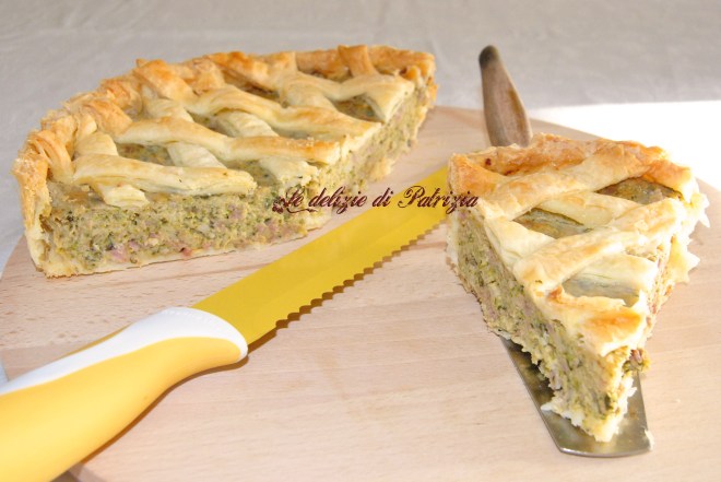 Torta rustica con zucchine e salsiccia