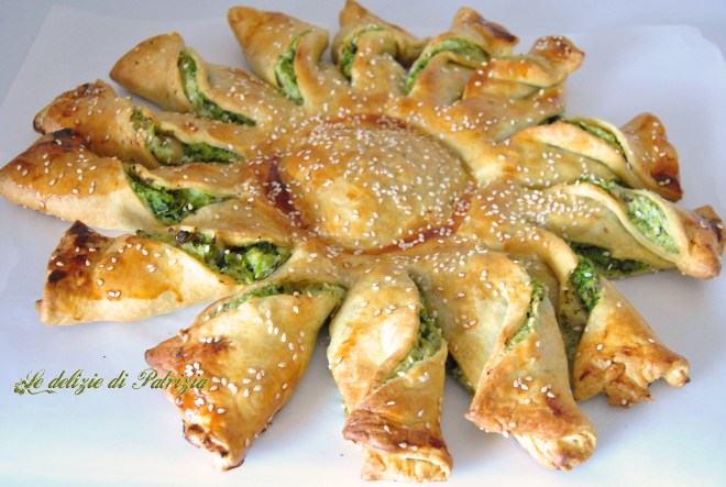 Rustico con ricotta e broccoli