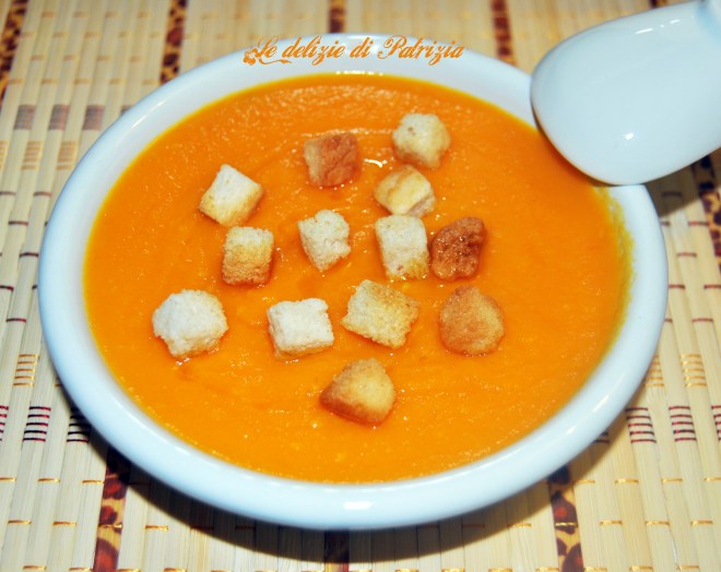 Velluttata di carote e zenzero