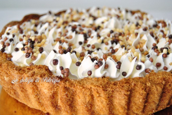 Crostata con crema alla gianduia