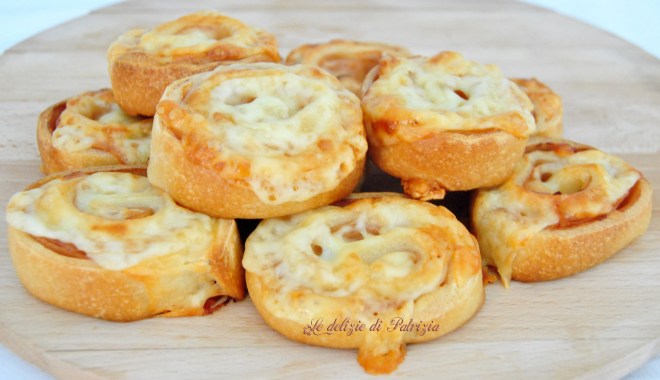 Girelle con prosciutto e provola