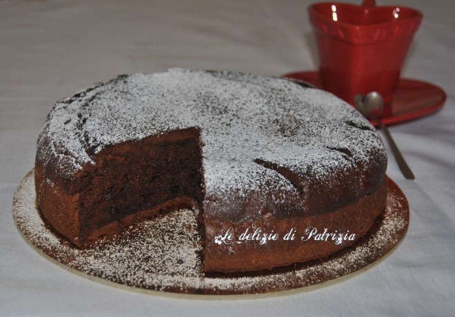 Torta al cacao con ricotta e rum