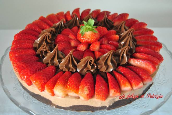 Cheesecake con fragole e nutella1