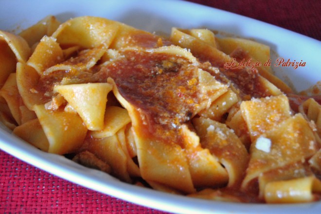Pappardelle al ragù di cinghiale