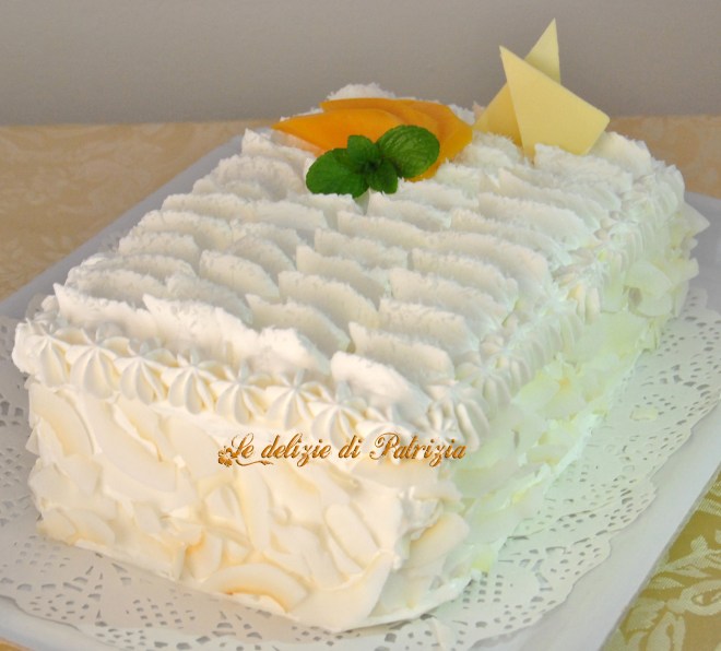 Torta cocco e mango