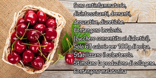 Le proprietà delle ciliegie
